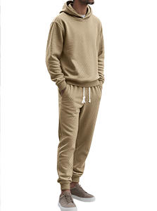 RUIQUWIN 2026 Nouvel ensemble de survêtement décontracté pour homme, respirant et écologique, avec sweat à capuche jacquard ample et pantalon, grandes tailles, pour le sport et le quotidien - Product Image 3
