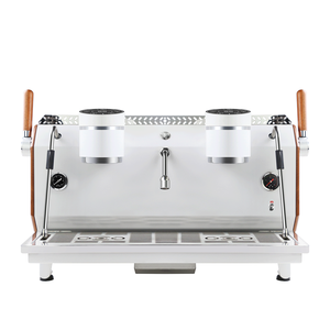 Máquina de Café Espresso Profesional Semiautomática de Doble Cabezal, 9 Bares, Carcasa de Acero Inoxidable para Hoteles - Product Image 6