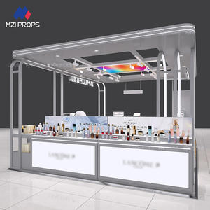 BKC018 Tienda de Cosméticos, Stand de Maquillaje, Exhibición Moderna para Tienda de Cosméticos, Diseño de Kiosco para Exhibición Minorista - Product Image 1