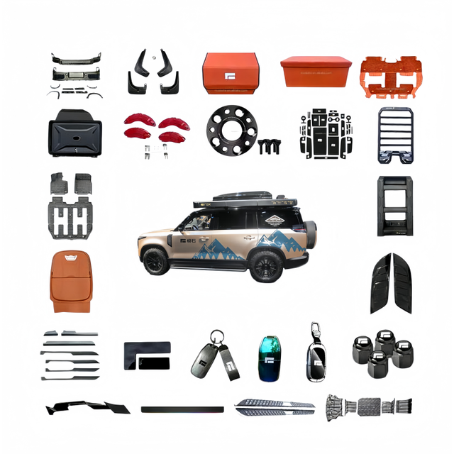Rox 01, Rox Adamas Exclusive Exterior Upgrade Car Accessories Modified Parts Equipped Side Storage Backpack & Roof Ladder