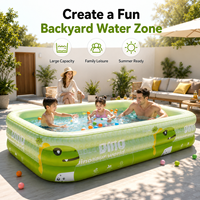 Piscine gonflable, piscine gonflable pour enfants, piscines extérieures, piscine gonflable épaissie multi-tailles pour jardin