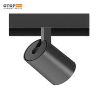 Langit-langit Aluminium DC48V Tersembunyi Rel 6 W/12 W/25 W Magnetic Dimmable LED Lampu Trek