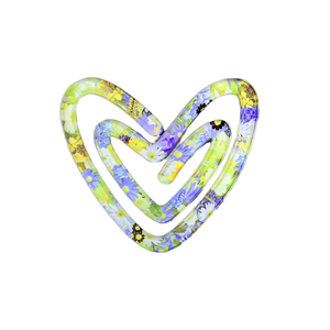 2025 New Hot Selling Heart Shape Sublimation Paper Clip Acrylic Customized Bookmarks Promotional Bookmarks Heart Shape Design