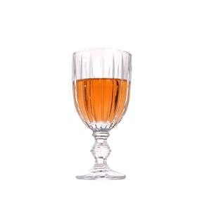 Juego de vasos de cristal, vasos con tallo para fiestas, diseño clásico para adultos, transparentes, de pared simple, aptos para lavavajillas. - Product Image 4