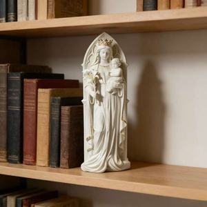 Statue en résine de la Vierge <span class=keywords><strong>Marie</strong></span> - Ornement de décoration haut de gamme pour la maison, sculpture personnalisée par Bozhi Art - Product Image 2