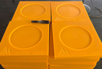 Plaques de stabilisation UHMWPE pour grue de camions de pompiers et de services publics
