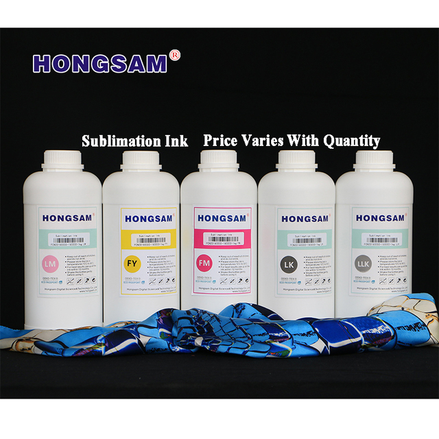 Hongsam Digital Dye Sublimation Ink for Transfer Printing Epson Dx5 Dx7 5113 Large Format Printer