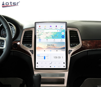 Autoradio Android Aotsr pour JEEP Grand Cherokee 2014-2021 Style Tesla Navigation GPS Lecteur Multimédia Radio Cassette Autoradio