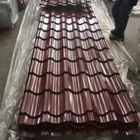 DX51D Gewelltes PPGI Metall-Dachpaneel in RAL-Farbe Verzinktes Stahl-Dachblech für Außenbereiche