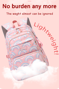 Factory Wholesale Cute Printed Nylon Girls Schoolbag 3pcs Set Waterproof Children's Student Backpack for School and Travel - Product Image 3