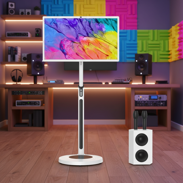 32 Inch LED White Smart TV Rotation IPS Touch Android Display Long Battery WiFi 6 OEM/ODM Supported for Bulk Business Orders
