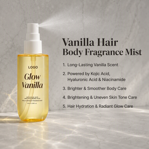 Bruma Perfumada de Vainilla para Cabello y Cuerpo, Aroma Fresco por 24 Horas, Spray Corporal Hidratante, Cuidado Iluminador, Fábrica de Marca Privada - Product Image 3