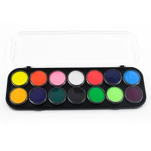 Kit di pittura per il viso a base d'acqua di halloween <span class=keywords><strong>pittore</strong></span> professionale per il corpo del viso usato vernice per il corpo del viso - Product Image 2