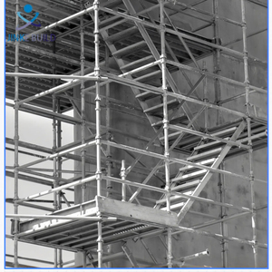 Giảm giá 1.5mm-3.25mm Độ dày tường đa sử dụng an toàn chịu lực xây dựng 48.3mm outdiameter mạ kẽm cuplock giàn giáo - Product Image 3