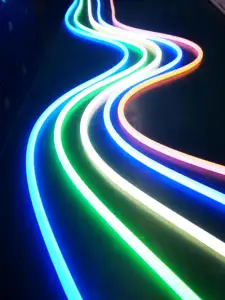 Modern LED Creativity: 360 Degree Flexible DIY Neon Tube LED Lights Bendable Design For Unique Ceiling Styles Colorful Choice