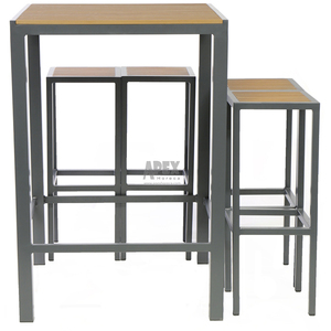 أثاث الإفطار بتصميم جديد طقم طاولة ومقعد بار مع مقاعد - Product Image 6