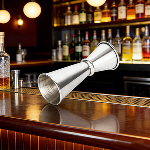 Jigger de Acero Inoxidable para Whisky, 1oz/2oz, Estilo Japonés, Herramienta de Bar - Product Image 4