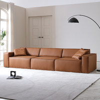 Italienisches Minimalistisches Luxuriöses Zweisitzer-Würfelsofa mit Elektrischer Liegefunktion, Echtleder, Kiefernholzrahmen, Einfaches Modernes Design, Fernbedienung