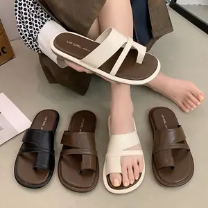 Women's Flat Casual Slippers Summer New Custom Indoor And Outdoor Beach Non-slip Sandals Designer Shoes And Sandals For Woman