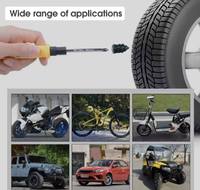 Nouveau Kit de Réparation de Pneus avec Patch Métallique – Outils Tubeless pour Tous Véhicules – Installation Facile, Remplacement de Haute Qualité, Tailles S/M/L, Vis et Clous