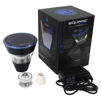 Chicha Électronique Rechargeable Arabe, Kit Complet Tête de Chicha Électrique sans Charbon en Plastique