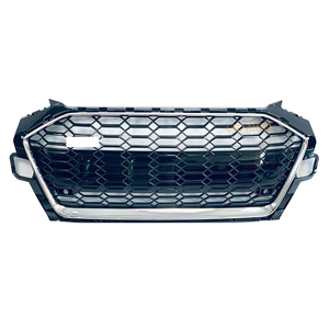 Parrilla Delantera de Malla de Panal Negra Estilo RS4 B9 con Cámara para <span class=keywords><strong>Audi</strong></span> <span class=keywords><strong>A4</strong></span> S4 8W 2020 2021 2022 <span class=keywords><strong>2023</strong></span>+ - Product Image 4