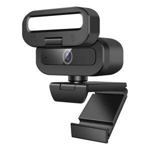 Webcam 4K UHD pour ordinateur portable avec 3 niveaux d'éclairage et microphone intégré pour le streaming en direct ou les conférences - Product Image 1