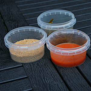 Thực phẩm lưu trữ súp <span class=keywords><strong>container</strong></span> trong suốt dùng một lần lấy đi bữa ăn chuẩn bị làm xáo trộn rõ ràng thực phẩm <span class=keywords><strong>container</strong></span> PP nước sốt cup với khóa nắp - Product Image 4