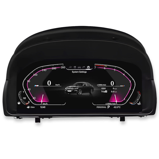 LCD Screen New Car Instrument Panel Dashboard for BMW 1 Series X1 E84 2006-2015 Odometer Speedometer Display Digital Cluster