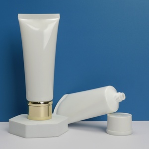 Tube souple cosmétique blanc brillant ou mat vide avec couvercle à clapet, impression personnalisée, 5g, 20g, 30g, 50g, 60g, 80g, 100g, 200g - Product Image 5