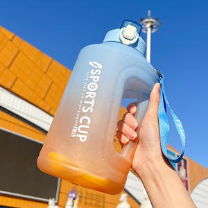 ANSONYE 3-en-1 – Ensemble de bouteilles d'eau écologiques en PP avec bouchon à vis, pour consommation directe, grande capacité, design givré - Product Image 3