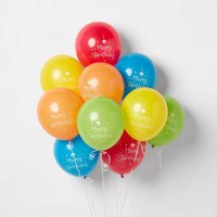 Ballons en latex écologiques de couleurs vives assorties, emballage en vrac, 10 pouces, gonflables à l'hélium, pour les anniversaires d'enfants, les fêtes de Noël