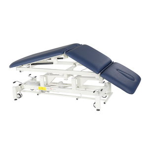 Chaise <span class=keywords><strong>électrique</strong></span> esthétique à 3 sections en cuir PVC, lit de tatouage haut et bas, <span class=keywords><strong>table</strong></span> de <span class=keywords><strong>massage</strong></span> réglable avec barre de contrôle de la hauteur activée - Product Image 1