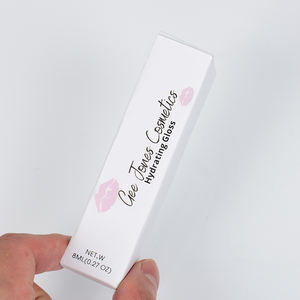 5 8 мл блеск для губ Упаковка под заказ Косметическая упаковочная коробка для губной помады картонная коробка с пользовательским логотипом - Product Image 5