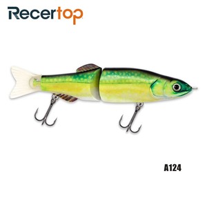 180mm articulé Glide Bait <span class=keywords><strong>Swimbait</strong></span> Soft Tail Bass <span class=keywords><strong>Trout</strong></span> Sinking Blanks Leurres de pêche non peints - Product Image 6