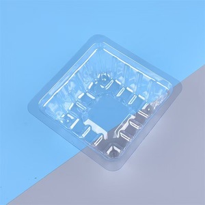 Plateau carré jetable dentaire 11x9.5x7.5cm en plastique stérile de qualité médicale pour le changement de pansement - Product Image 2
