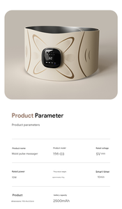 Cinturón Masajeador de Cintura con Pulsos EMS y Microcorriente con Calor para una Recuperación Muscular y Sudoración Deportiva Total - Product Image 5