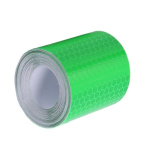 <span class=keywords><strong>Cinta</strong></span> Adhesiva Reflectante Blanca para <span class=keywords><strong>Bicicleta</strong></span>, con Diseño de Cuadrícula, para Advertencia y Contorno, Rollo de 5cm X <span class=keywords><strong>3m</strong></span> - Product Image 2