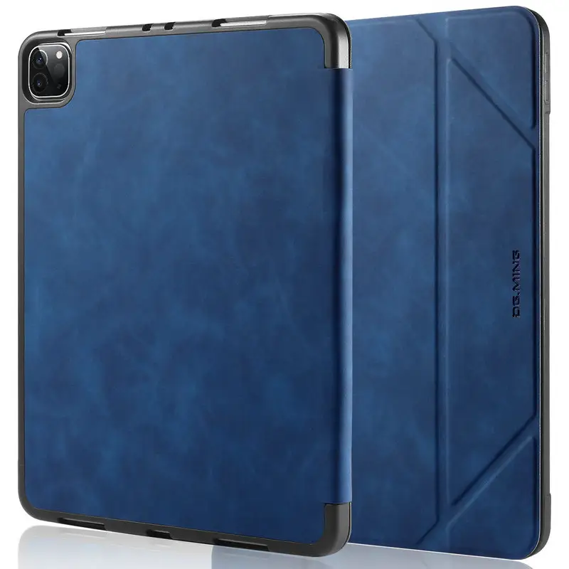 CaseMe Smart Auto Wake Sleep Case for iPad Pro New Arrival Fold Design Kickstand Flip Wallet Cards Cover for iPad Air Mini 4 3 2