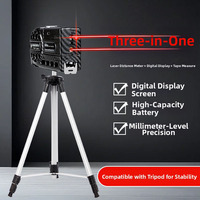 Mètre à ruban laser en acier au carbone de haute qualité avec verrouillage automatique ABS, double unité (im impérial/métrique), mesure de distance laser 60 m.