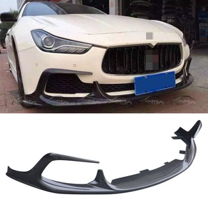 A Style Car Front Spoiler <b>Splitter</b> Carbon Sword Front Lip Bumper <b>Splitters</b> for Maserati Ghibli 2014-2016 - Product Image 3