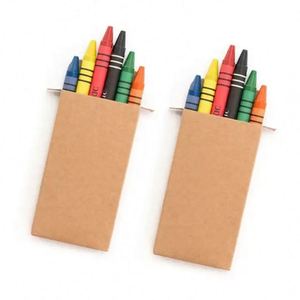 Crayons de cire colorés personnalisés non toxiques pour enfants, ensemble de crayons de dessin promotionnels - Product Image 3