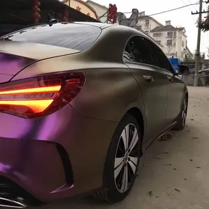 Wrapmaster 1.52*18M Rood Koper Matte Diamond Chameleon Auto Voertuig Wraps Vinyl Auto Body Sticker Wrap