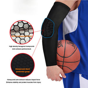 Protector de <span class=keywords><strong>Piernas</strong></span> de Espuma EVA con Diseño de Panal de Abeja Personalizado, Rodilleras con Protección Profesional para Baloncesto, Transpirables, Ligeras <span class=keywords><strong>y</strong></span> Antideslizantes - Product Image 2