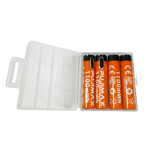 PUJIMAX Rechargeable AAA Lithium Ion Battery Pack with Type-C Port for Speaker Use 440mAh 1.5V - Product Image 1