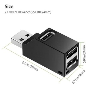 ポータブル3ポートUSB3.0ハブ高速スプリッターMacBook <span class=keywords><strong>Surface</strong></span> <span class=keywords><strong>Pro</strong></span> XPSプラグプレイコンパクト耐久性のあるデザイン - Product Image 3