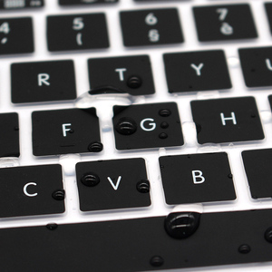 Protecteur de couverture de clavier azerty de couleur douce en Silicone français étanche pour Mac Book Air 11.6 pouces <span class=keywords><strong>A1465</strong></span> - Product Image 5