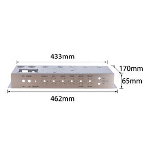 Châssis d'amplificateur de <span class=keywords><strong>guitare</strong></span> en aluminium OEM <span class=keywords><strong>50W</strong></span> 100W style JCM800 avec plaques frontales en cuivre pour <span class=keywords><strong>ampli</strong></span> de <span class=keywords><strong>guitare</strong></span> - Product Image 6