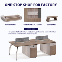Bureau d'angle modulaire de luxe en MDF avec tiroirs, mobilier de personnel informatique, bureau d'étude moderne recouvert de stratifié