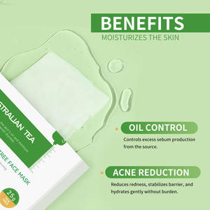 GREENLEM Masque Purifiant Vegan à l'Argile, Thé Vert, Camélia et AHA pour Peaux Grasses/Acnéiques – Nettoyage Profond des Pores et Points Noirs - Product Image 4